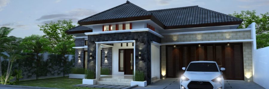 PROJECT 9 DESAIN RUMAH 1 LANTAI, UKURAN 16X14 M 3 RUANG TIDUR